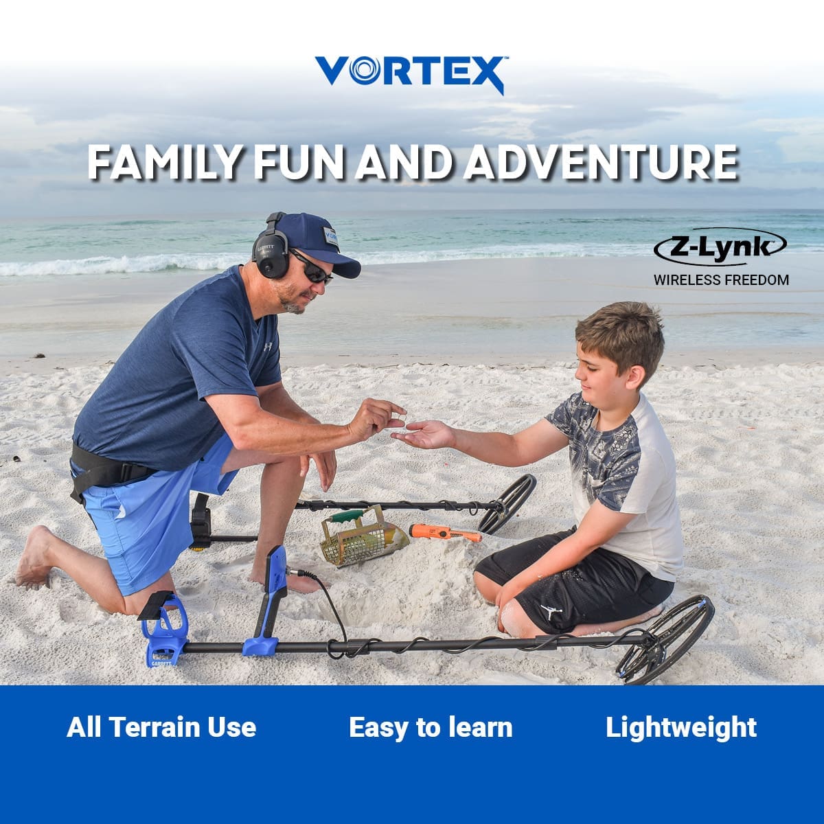 Erzurum Garrett Vortex VX5 Dedektör - VX5, Vortex ailesine giriş için aynı katlanabilir gövde mantığını kullanır.