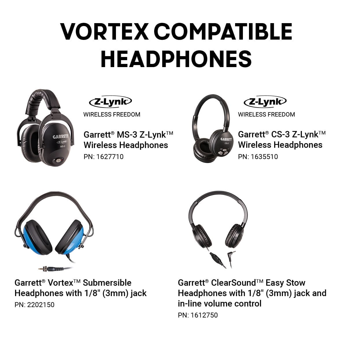 Erzurum Garrett Vortex VX9 Dedektör - Z-Lynk uyumu, hedef sesinin gecikmesiz ve daha kontrollü takip edilmesini sağlar.